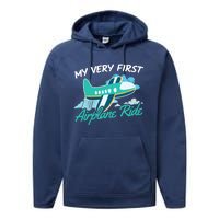 My Very First Plane Ride Performance Fleece Hoodie