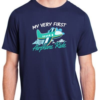 My Very First Plane Ride Adult ChromaSoft Performance T-Shirt