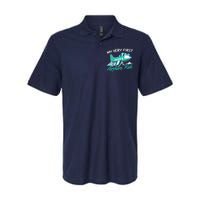 My Very First Plane Ride Softstyle Adult Sport Polo