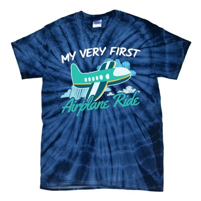 My Very First Plane Ride Tie-Dye T-Shirt