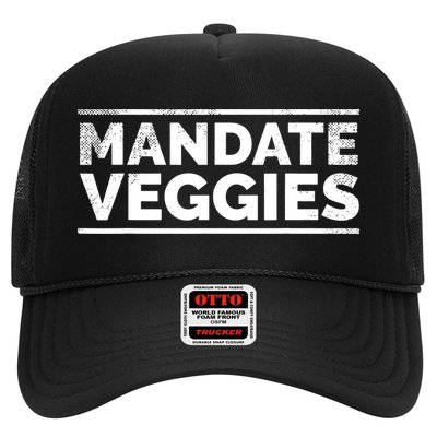 Mandate Veggies Funny Anti Vaccine Anti Mandate Anti Biden Trucker Hat