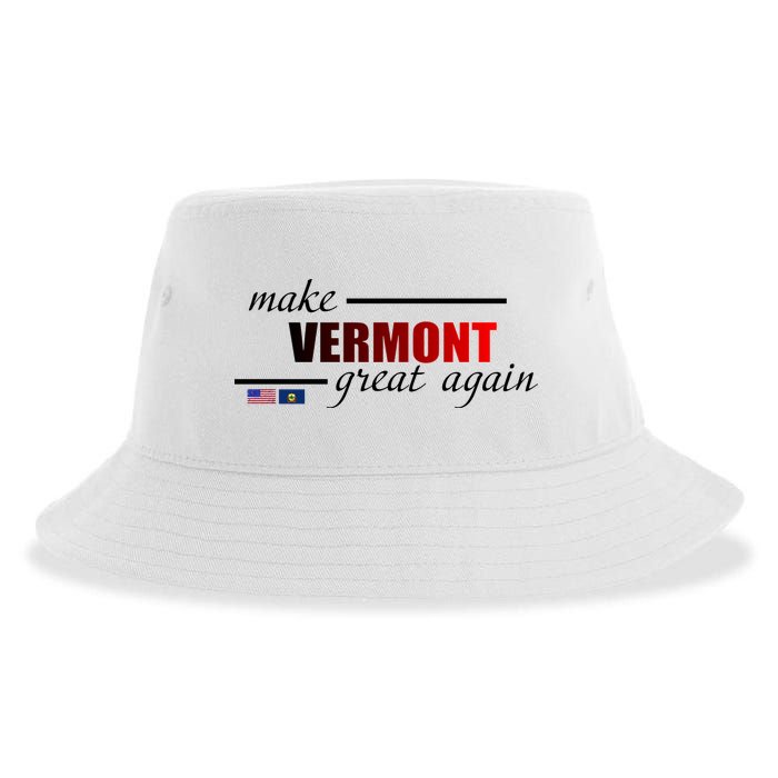 Make Vermont Great Again Sustainable Bucket Hat