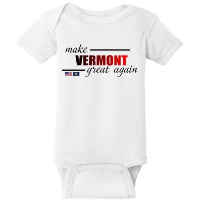 Make Vermont Great Again Baby Bodysuit