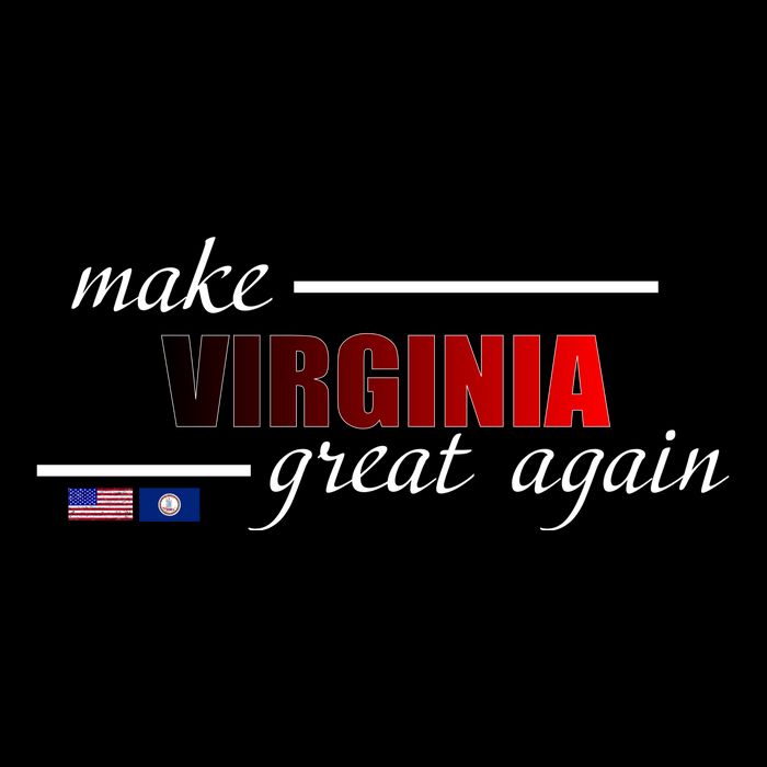Make Virginia Great Again Drawstring Bag