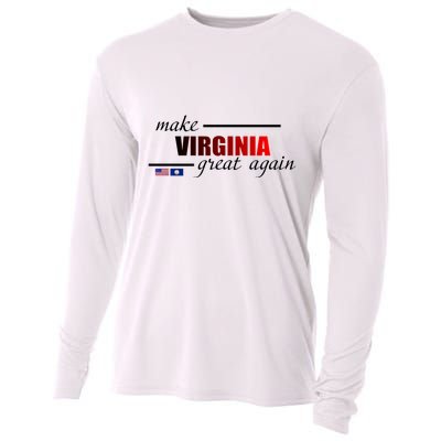 Make Virginia Great Again Cooling Performance Long Sleeve Crew