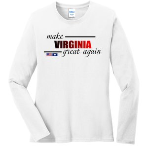 Make Virginia Great Again Ladies Long Sleeve Shirt