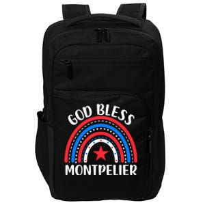 Montpelier Vermonfunny Gift I Love Montpelier Usa Funny Gift Impact Tech Backpack