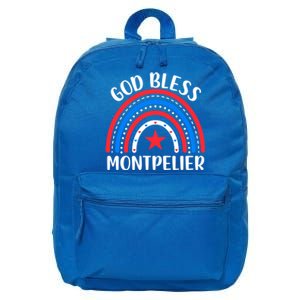 Montpelier Vermonfunny Gift I Love Montpelier Usa Funny Gift 16 in Basic Backpack