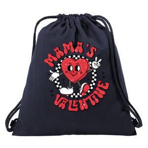 MamaS Valentine Groovy Lover Love Matching Couple Matching With Husband Drawstring Bag