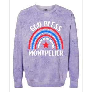 Montpelier Vermonmeaningful Gift I Love Montpelier Usa Cute Gift Colorblast Crewneck Sweatshirt