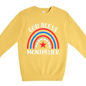 Montpelier Vermonmeaningful Gift I Love Montpelier Usa Cute Gift Premium Crewneck Sweatshirt