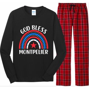 Montpelier Vermonmeaningful Gift I Love Montpelier Usa Cute Gift Long Sleeve Pajama Set