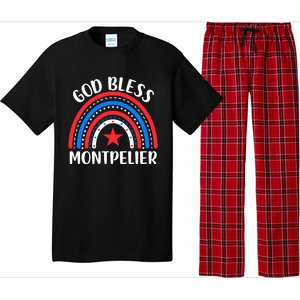 Montpelier Vermonmeaningful Gift I Love Montpelier Usa Cute Gift Pajama Set