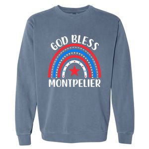 Montpelier Vermonmeaningful Gift I Love Montpelier Usa Cute Gift Garment-Dyed Sweatshirt