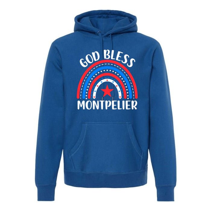 Montpelier Vermonmeaningful Gift I Love Montpelier Usa Cute Gift Premium Hoodie