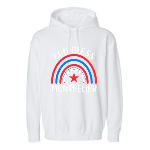 Montpelier Vermonmeaningful Gift I Love Montpelier Usa Cute Gift Garment-Dyed Fleece Hoodie