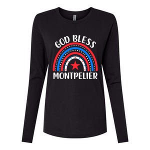 Montpelier Vermoncool Gift I Love Montpelier Usa Gift Womens Cotton Relaxed Long Sleeve T-Shirt