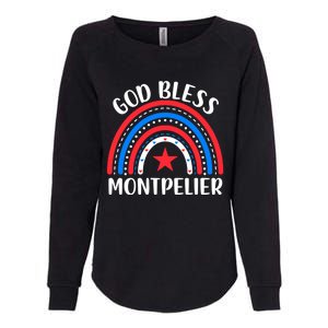 Montpelier Vermoncool Gift I Love Montpelier Usa Gift Womens California Wash Sweatshirt