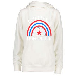 Montpelier Vermoncool Gift I Love Montpelier Usa Gift Womens Funnel Neck Pullover Hood