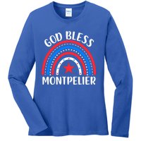 Montpelier Vermoncool Gift I Love Montpelier Usa Gift Ladies Long Sleeve Shirt