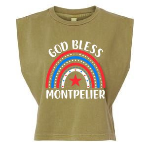 Montpelier Vermoncool Gift I Love Montpelier Usa Gift Garment-Dyed Women's Muscle Tee