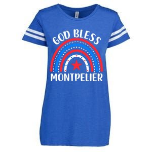 Montpelier Vermoncool Gift I Love Montpelier Usa Gift Enza Ladies Jersey Football T-Shirt