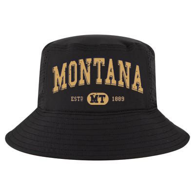 Montana Varsitystyle Graphic Cool Comfort Performance Bucket Hat