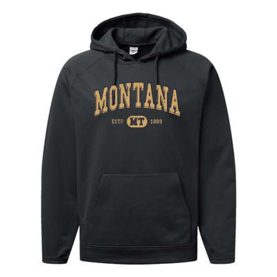 Montana Varsitystyle Graphic Performance Fleece Hoodie