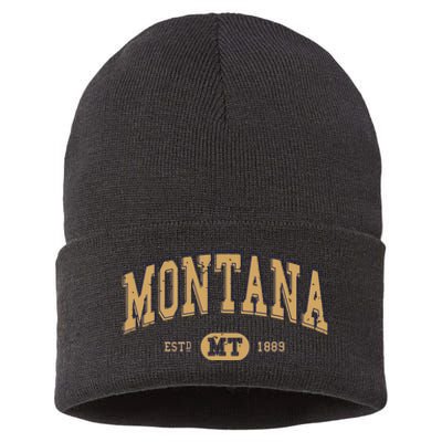 Montana Varsitystyle Graphic Sustainable Knit Beanie