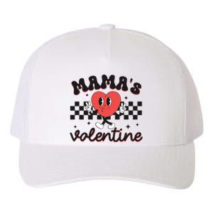 Mamas Valentine Groovy Yupoong Adult 5-Panel Trucker Hat