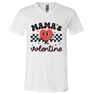 Mamas Valentine Groovy V-Neck T-Shirt