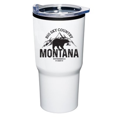 Montana Vintage Grizzly Bear Camping Hiking Souvenir Gift Tumbler