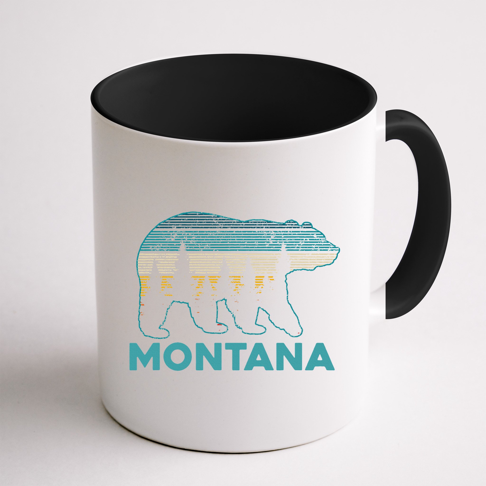 Montana Vintage Grizzly Bear Nature Hiking Souvenir Gift Mug