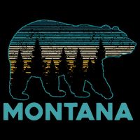 Montana Vintage Grizzly Bear Nature Hiking Souvenir Gift Mug