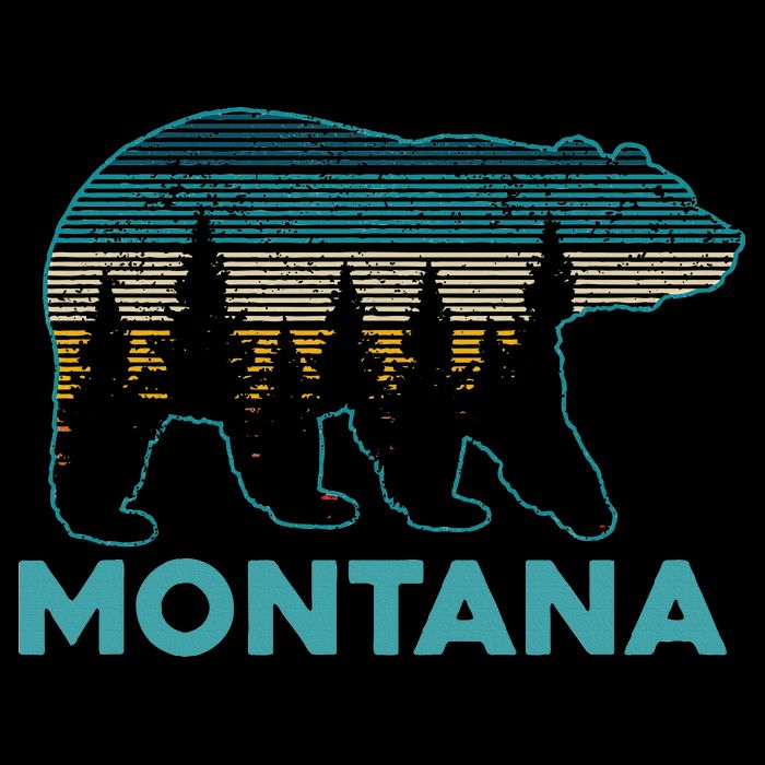 Montana Vintage Grizzly Bear Nature Hiking Souvenir Gift Mug