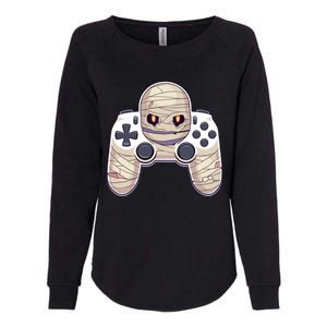 Mummy Video Game Controller Funny Halloween Gaming Graphic Gift Womens California Wash Sweatshirt