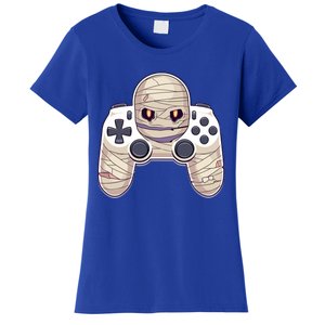 Mummy Video Game Controller Funny Halloween Gaming Graphic Gift Women's T-Shirt