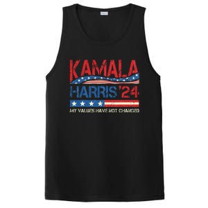 My Values Have Not Changed Kamala Harris 2024 President PosiCharge Competitor Tank