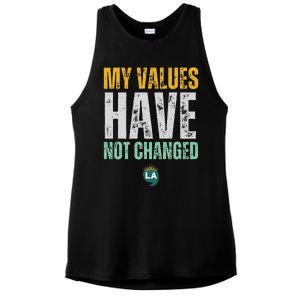 My Values Have Not Changed Ladies PosiCharge Tri-Blend Wicking Tank