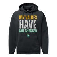 My Values Have Not Changed Performance Fleece Hoodie