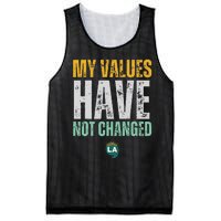 My Values Have Not Changed Mesh Reversible Basketball Jersey Tank