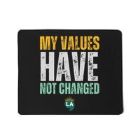 My Values Have Not Changed Mousepad