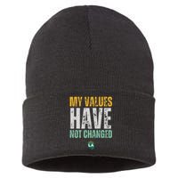 My Values Have Not Changed Sustainable Knit Beanie