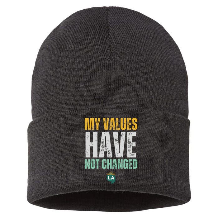 My Values Have Not Changed Sustainable Knit Beanie