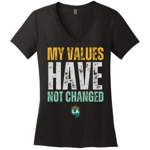 My Values Have Not Changed Women's V-Neck T-Shirt