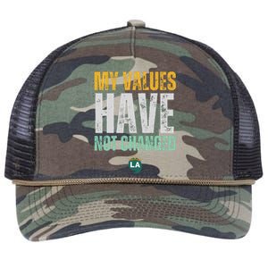 My Values Have Not Changed Retro Rope Trucker Hat Cap