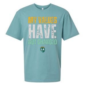 My Values Have Not Changed Sueded Cloud Jersey T-Shirt