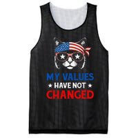 My Values Have Not Changed Kamala Harris 2024 President Mesh Reversible Basketball Jersey Tank