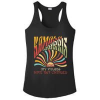 My Values Have Not Changed Kamala Harris 2024 President Ladies PosiCharge Competitor Racerback Tank