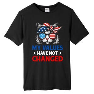 My Values Have Not Changed Kamala Harris 2024 President Tall Fusion ChromaSoft Performance T-Shirt